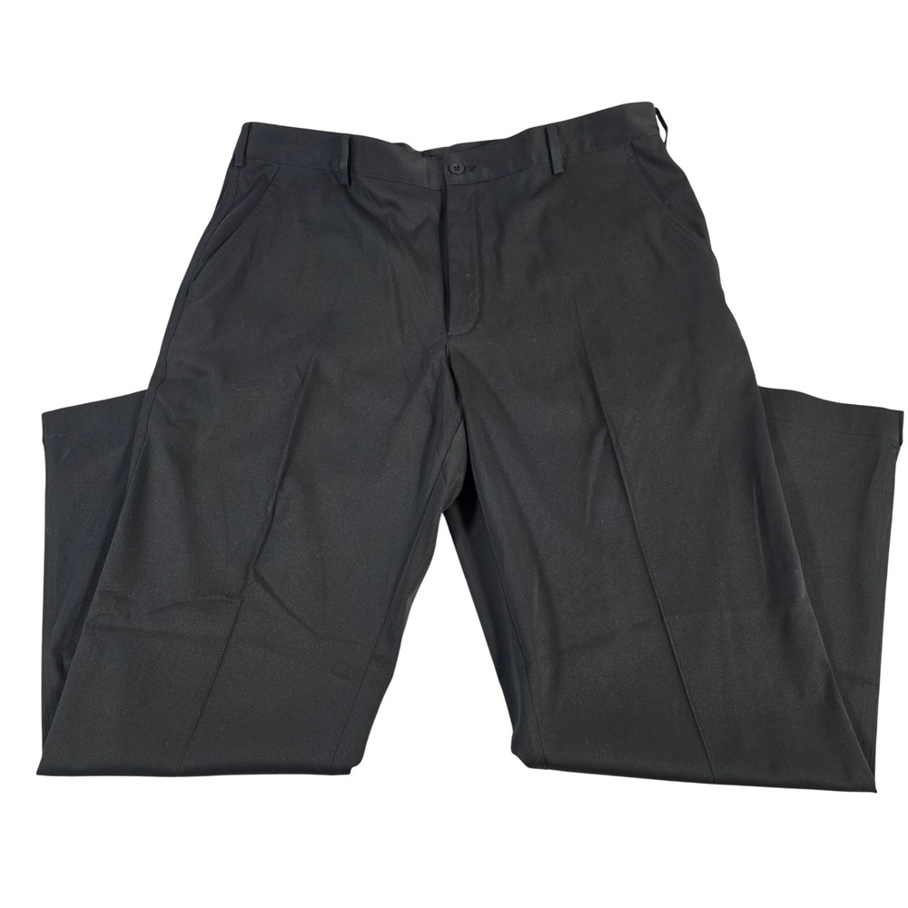 Nike Golf Dri Fit Mens‎ Black Flat Front Athletic Fit Pants Size 36x30